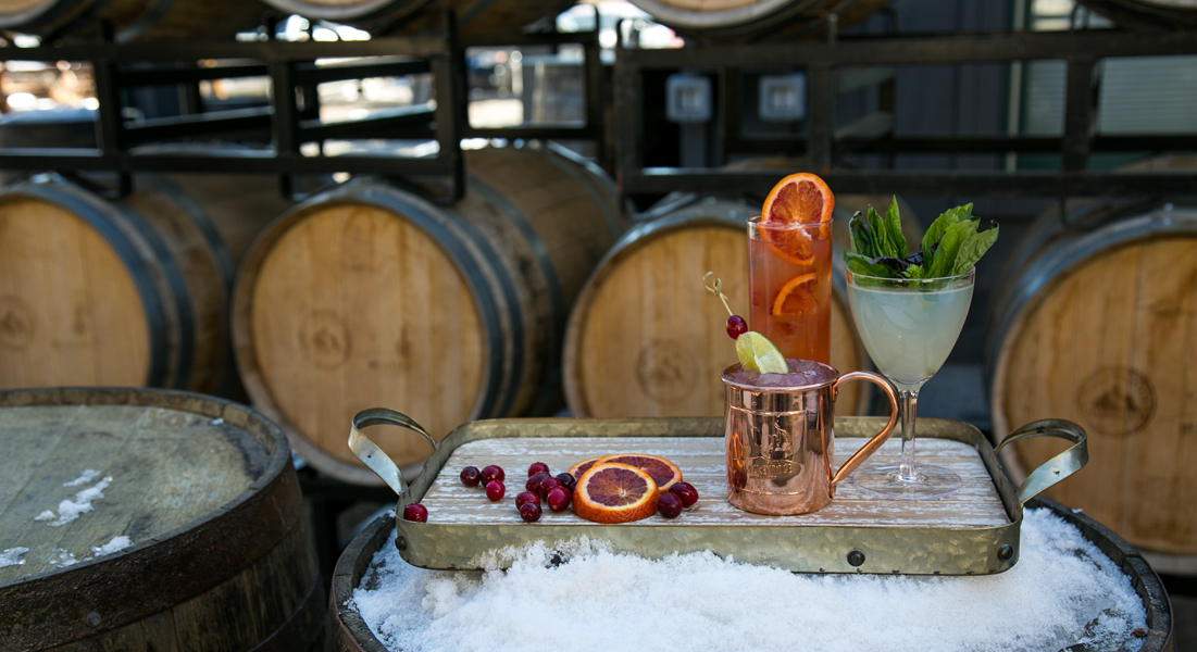 three cocktails