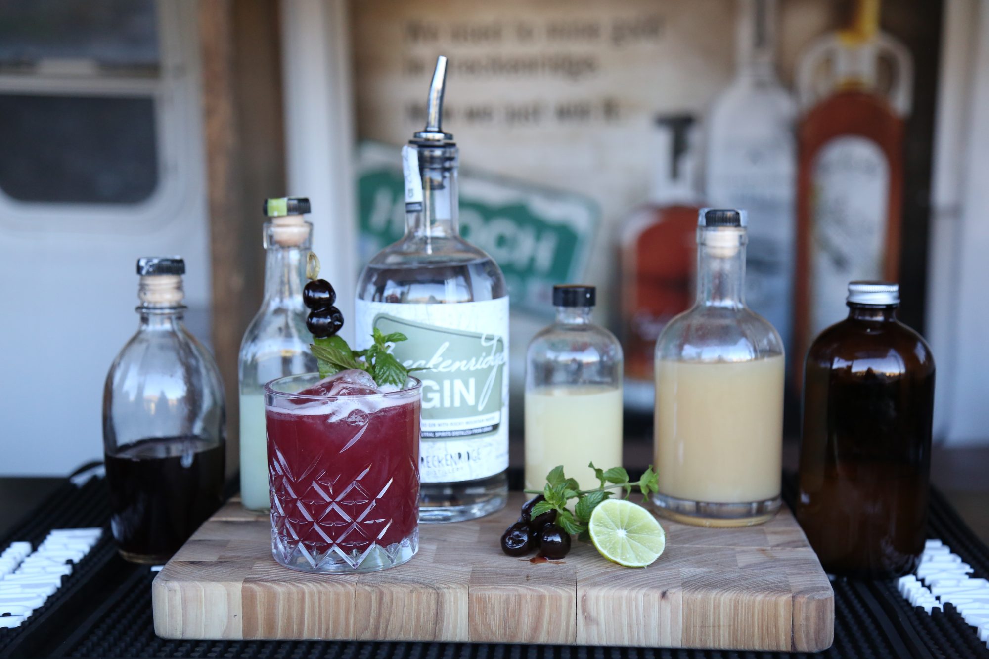 cocktail with gin