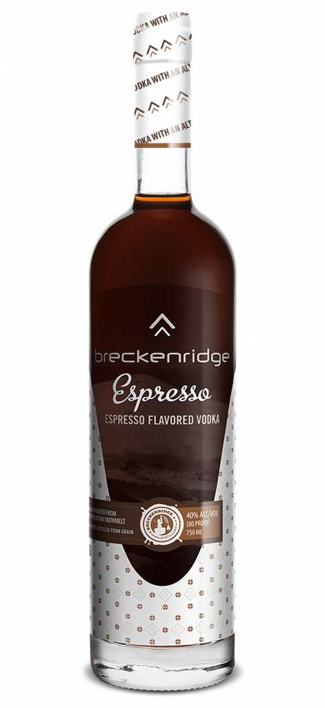 Breckenridge Espresso Vodka bottle 750 mL
