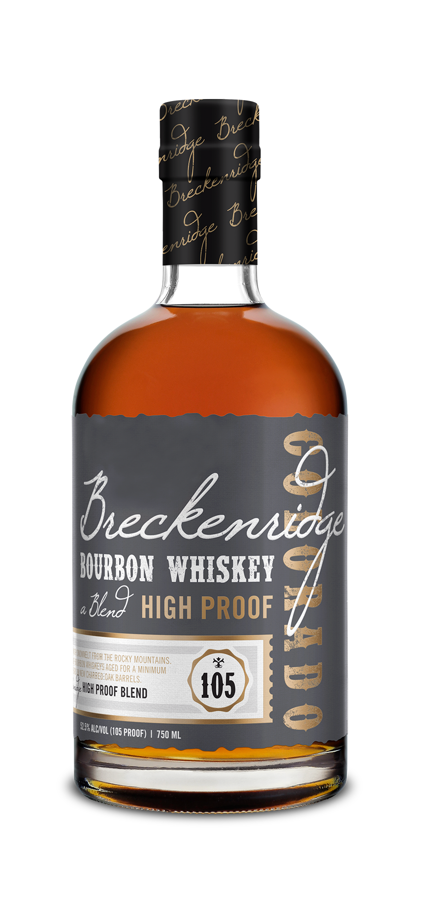 Breckenridge Bourbon Whiskey High Proof Bottle 750 mL