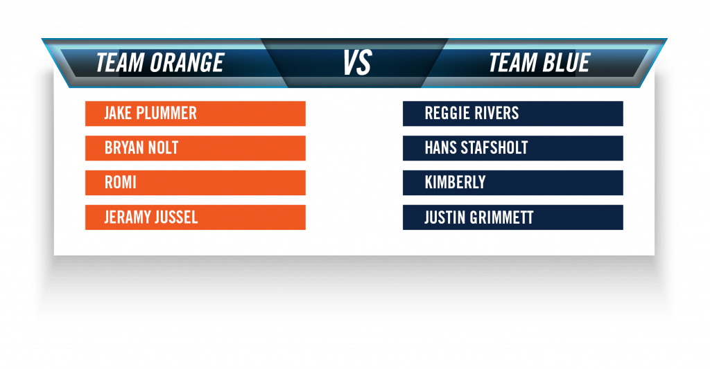 Broncos Blend Team Orange and Team Blue